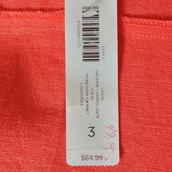 Chico's Open Front 100% Linen Cardigan Jacket - Red/Orange Blazer Size 3/XL - Picture 11 of 11